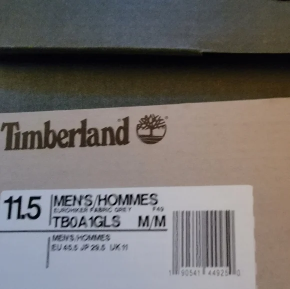 Timberland mens boots 11.5 Gray NIB - Picture 5 of 5
